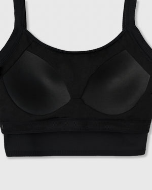 CRONOS×MEISA  ACTIVE BRA TOP【BLACK】