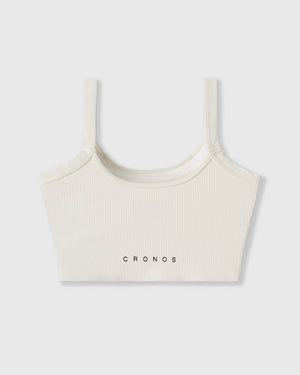 CRONOS×MEISA  ACTIVE BRA TOP【WHITE】