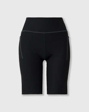 CRONOS×MEISA ACTIVE SHORT LEGGINGS [BLACK]