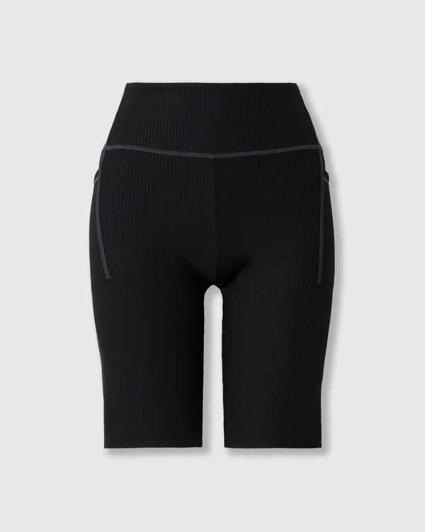 CRONOS×MEISA ACTIVE SHORT LEGGINGS [BLACK]