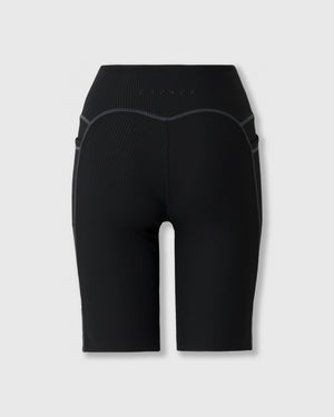 CRONOS×MEISA ACTIVE SHORT LEGGINGS [BLACK]