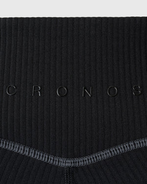 CRONOS×MEISA ACTIVE SHORT LEGGINGS [BLACK]