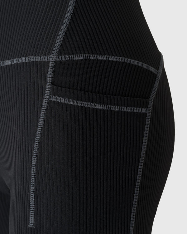 CRONOS×MEISA ACTIVE SHORT LEGGINGS [BLACK]