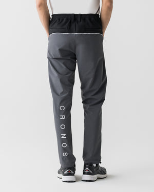 CRONOS BLACK CLEAN PIPING PANTS【BLACK】