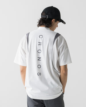 CRONOS BLACK ACTIVE MESH 高領上衣【WHITE】