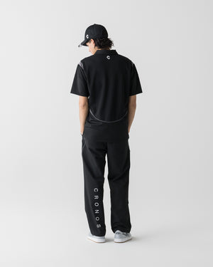 CRONOS BLACK ACTIVE MESH POLO【BLACK】