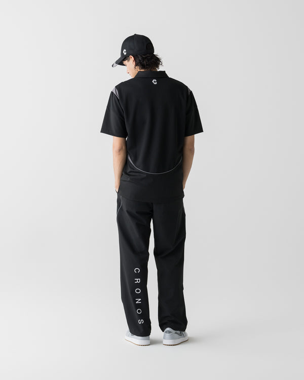CRONOS BLACK ACTIVE MESH POLO【BLACK】