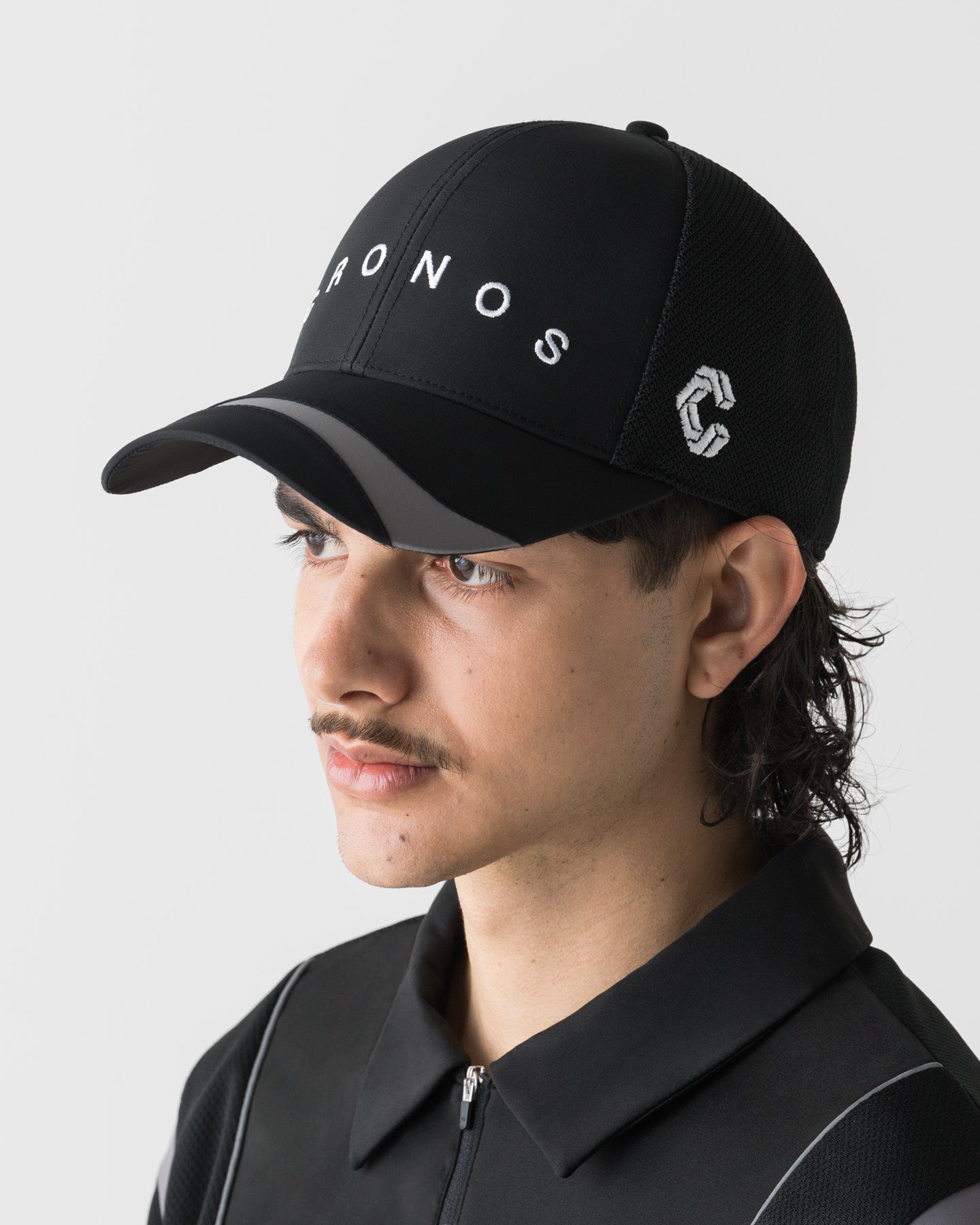 CRONOS BLACK MESH SWITCH CAP【BLACK】