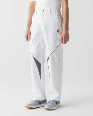 CRONOS BLACK ACTIVE MESH PANTS【WHITE】