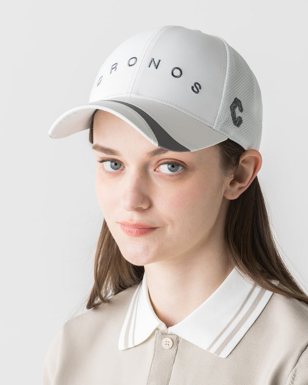 CRONOS BLACK MESH SWITCH CAP【WHITE】