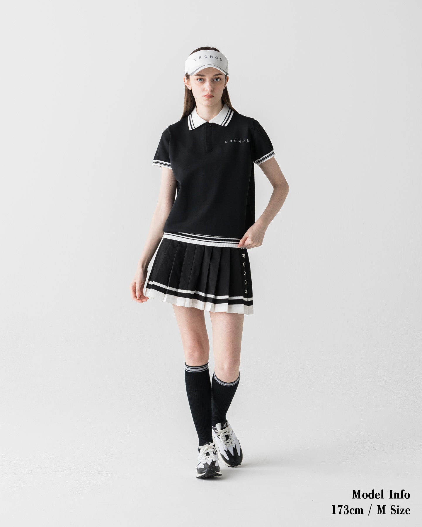 クロノス　スカート Sサイズ CRONOS BLACK WOMEN ROUND SKIRT【BLACK】