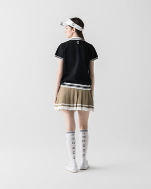 CRONOS BLACK WOMEN ROUND SKIRT【BEIGE】