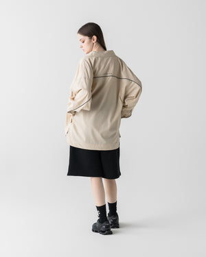 【unisex】CRONOS×MEISA ACTIVE SHIRT JACKET【WHITE】