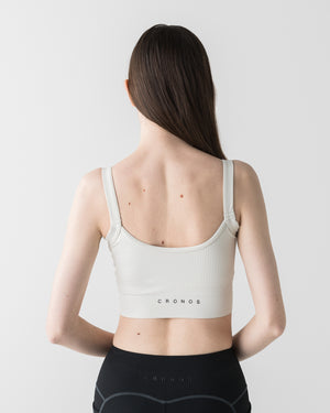 CRONOS×MEISA  ACTIVE BRA TOP【WHITE】