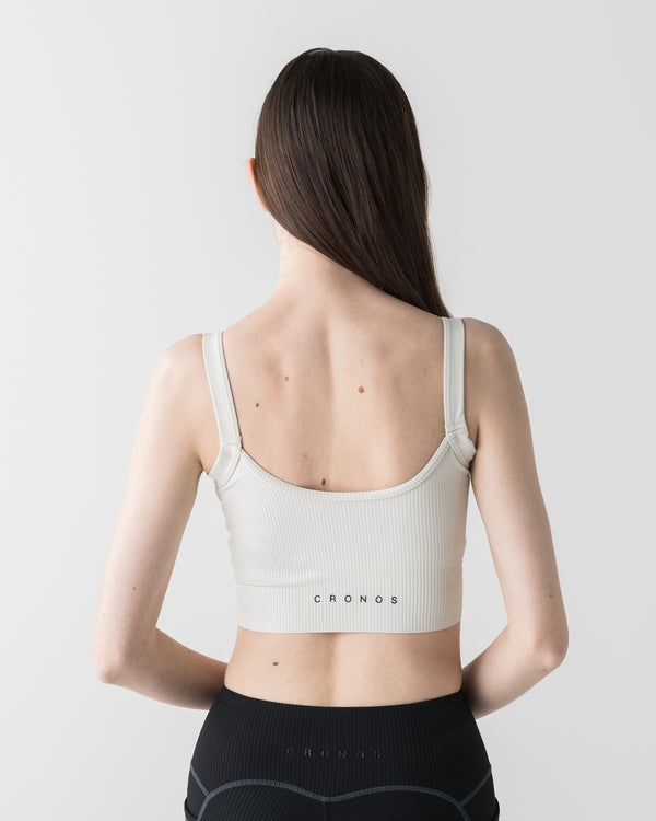 CRONOS×MEISA  ACTIVE BRA TOP【WHITE】