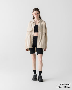 【unisex】CRONOS×MEISA ACTIVE SHIRT JACKET【WHITE】