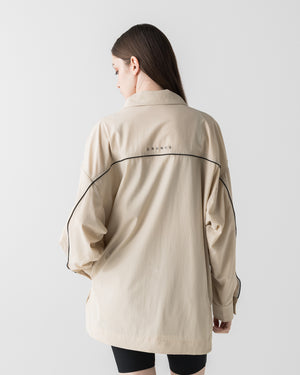 【unisex】CRONOS×MEISA ACTIVE SHIRT JACKET【WHITE】