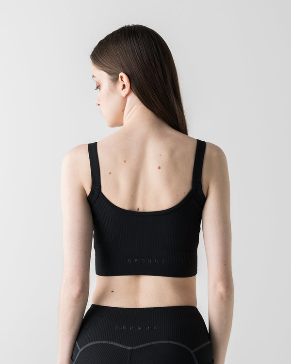 CRONOS×MEISA  ACTIVE BRA TOP【BLACK】