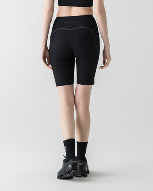 CRONOS×MEISA ACTIVE SHORT LEGGINGS [BLACK]