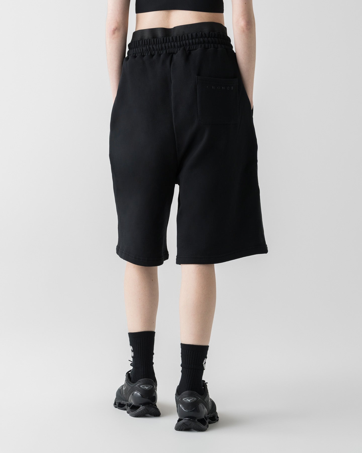 Y*S様 クロノス　ハーフパンツのみ unisex】CRONOS×MEISA ACTIVE HALF PANTS【BLACK】