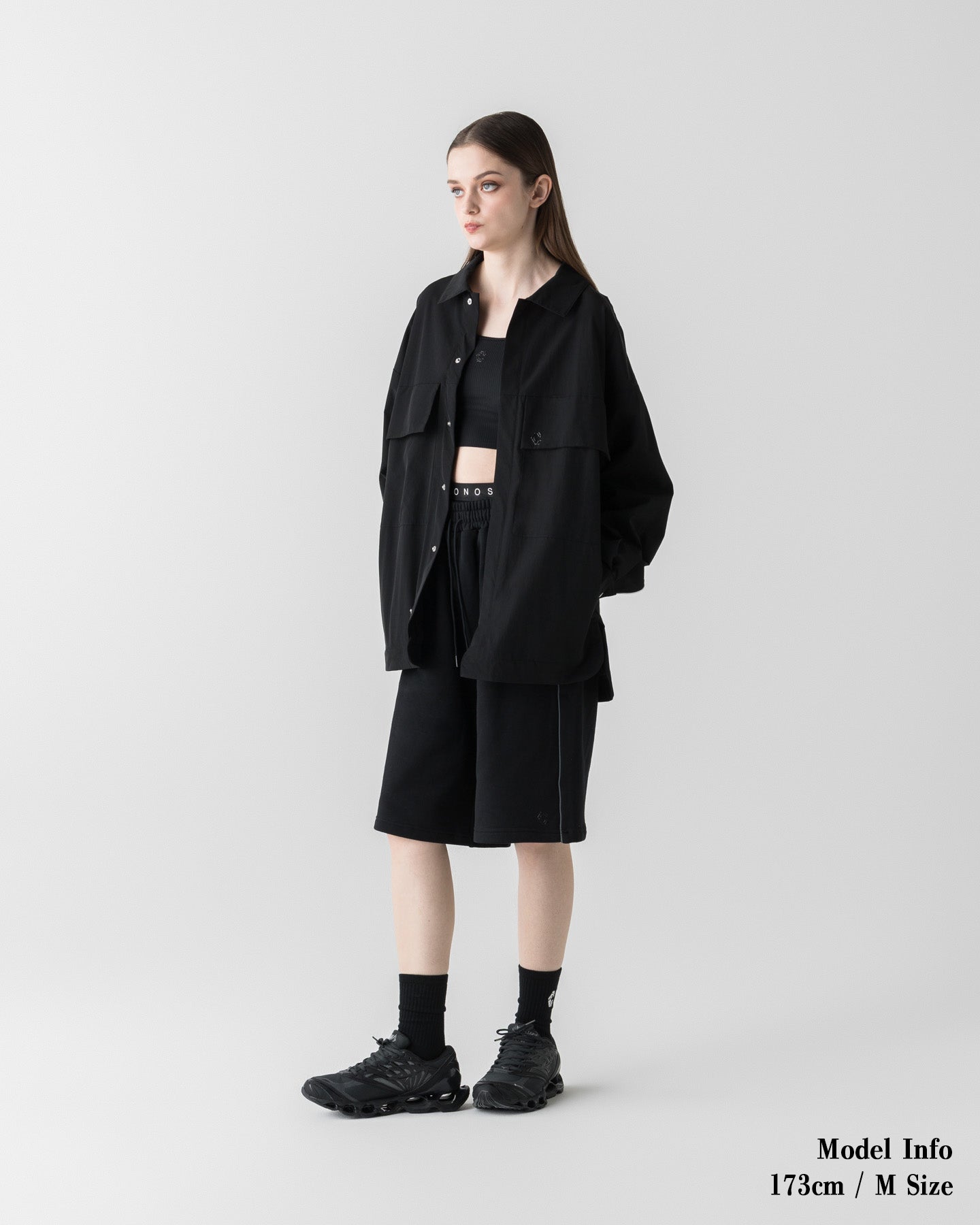 unisex】CRONOS×MEISA ACTIVE HALF PANTS【BLACK】