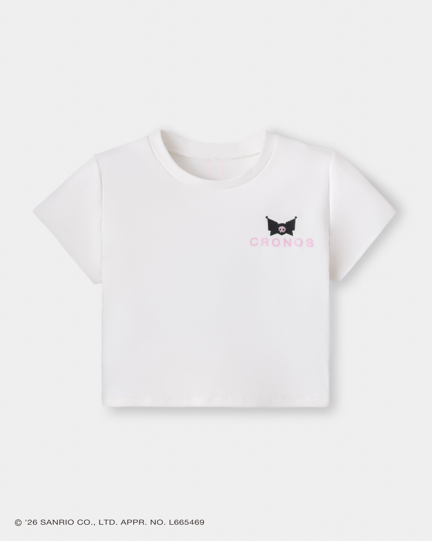 CRONOS ×KUROMI LOGO TEE【WHITE】