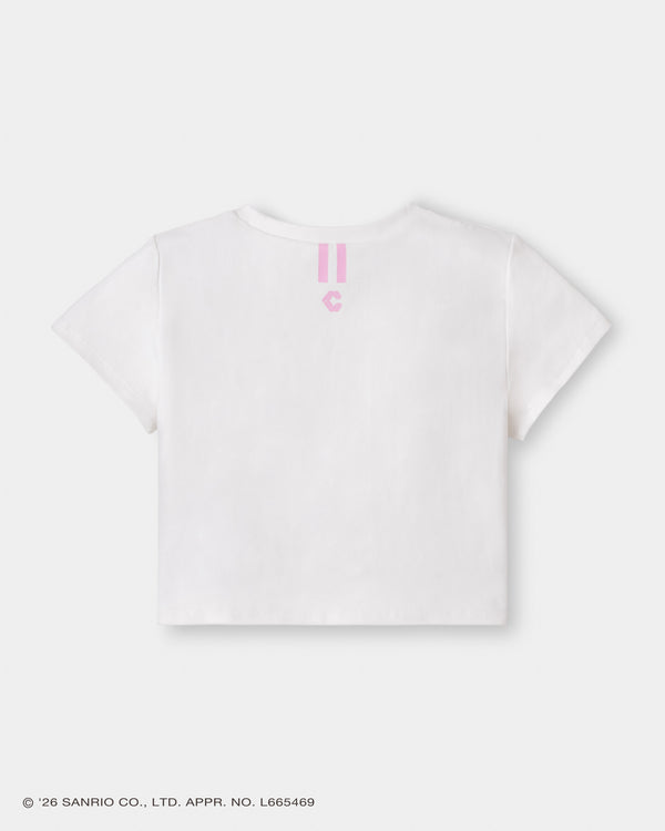 CRONOS x KUROMI LOGO TEE【WHITE】