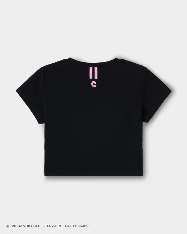 CRONOS × KUROMI LOGO TEE [BLACK]