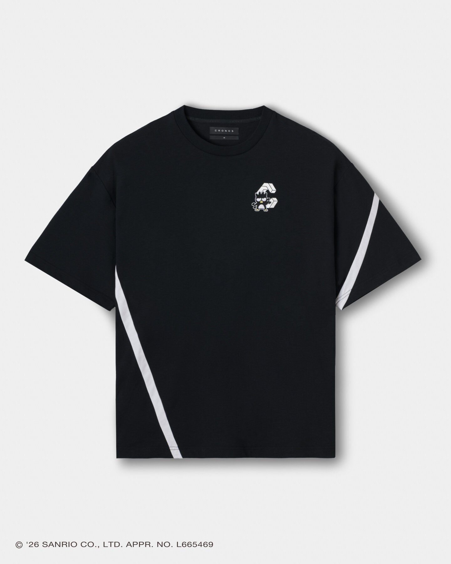 【ランナーk】NRC 限定シャツ unisex】CRONOS × BAD BADTZ-MARU TEE【BLACK】