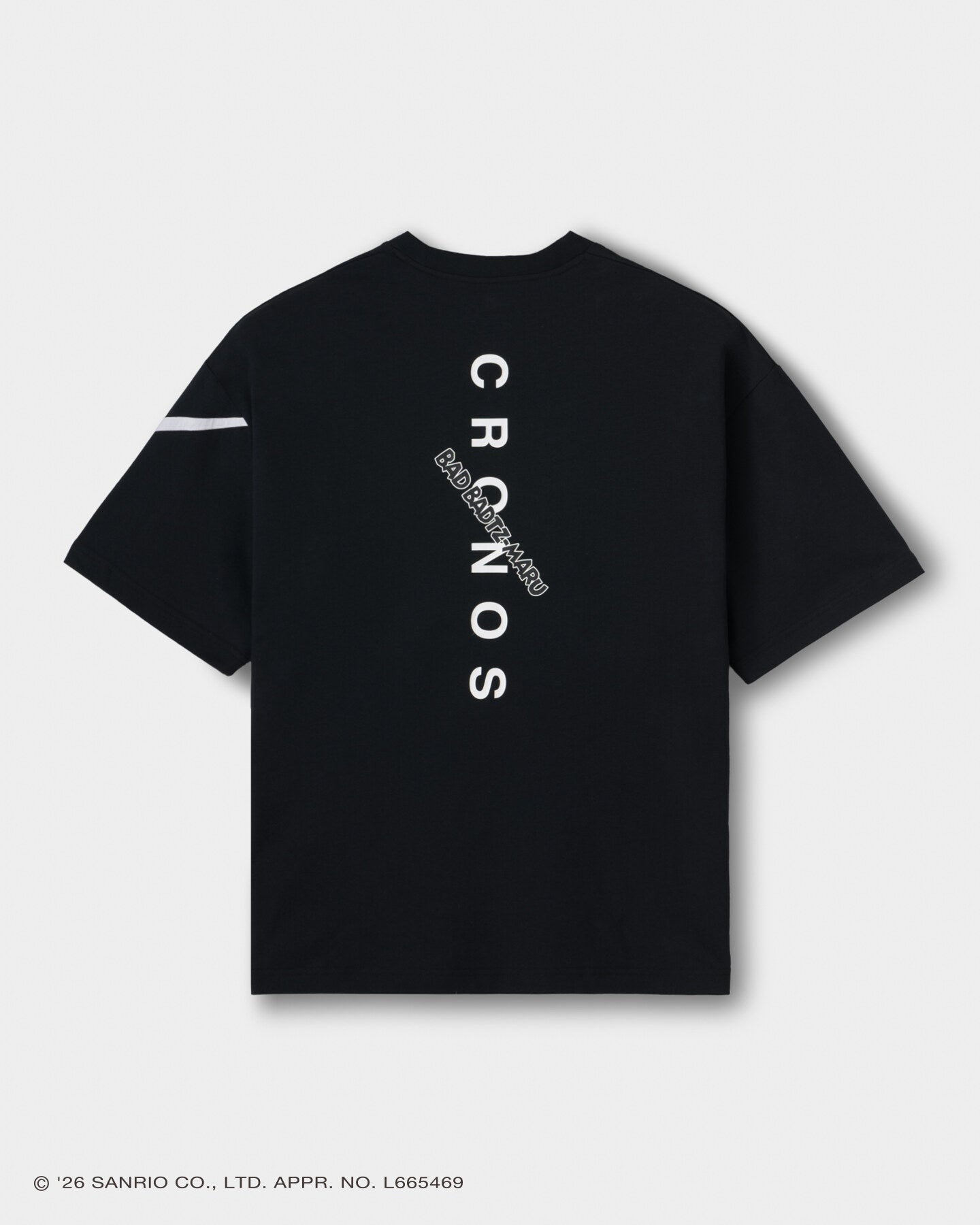 unisex】CRONOS × BAD BADTZ-MARU TEE【BLACK】