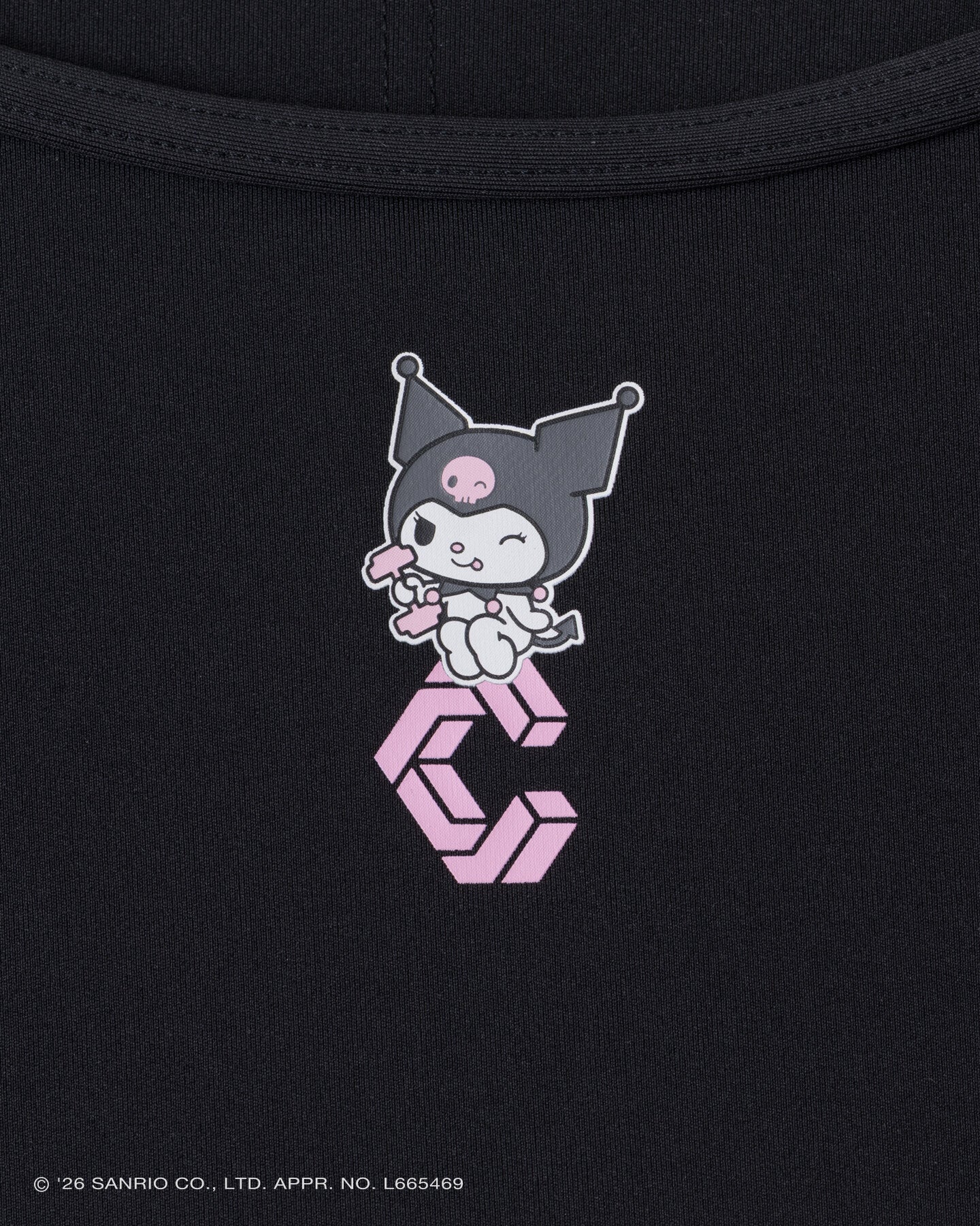 CRONOS × KUROMI BRA TOP【BLACK】