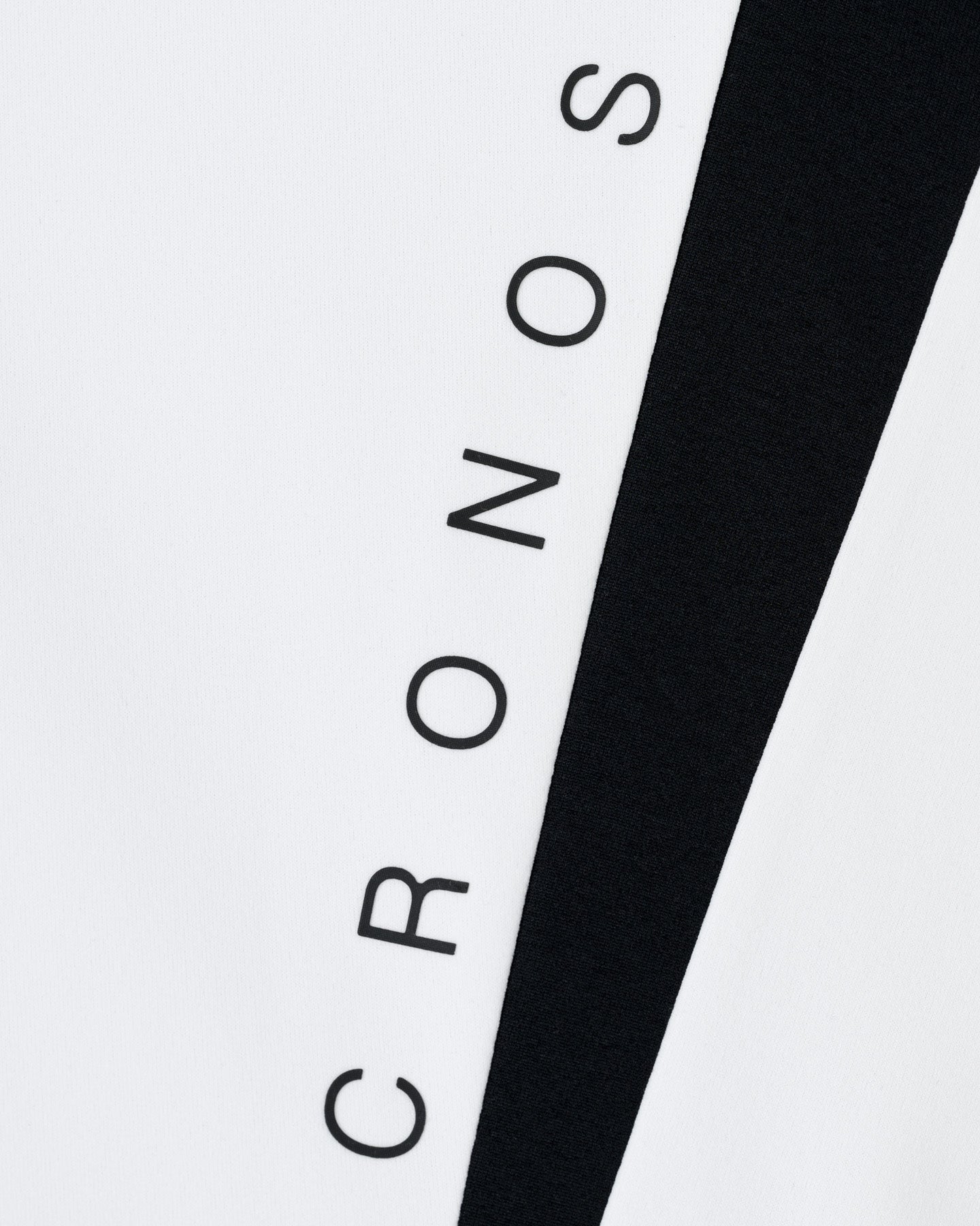 CRONOS GEOMETRIC LINE S/S TEE【WHITE】