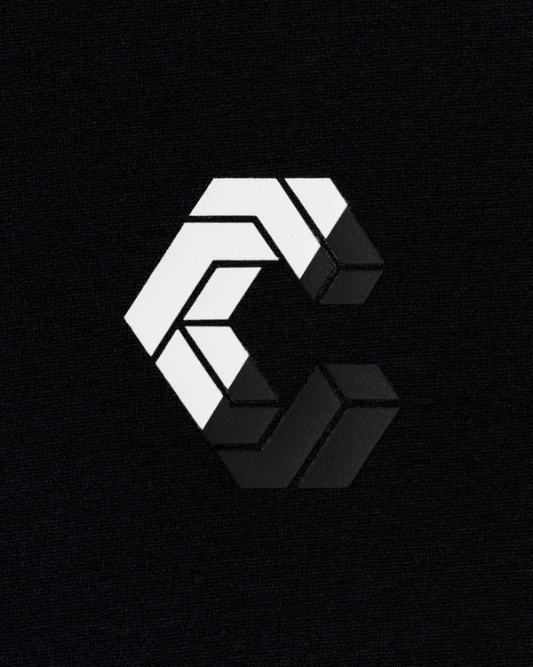 CRONOS GEOMETRIC LINE S/S TEE【BLACK】