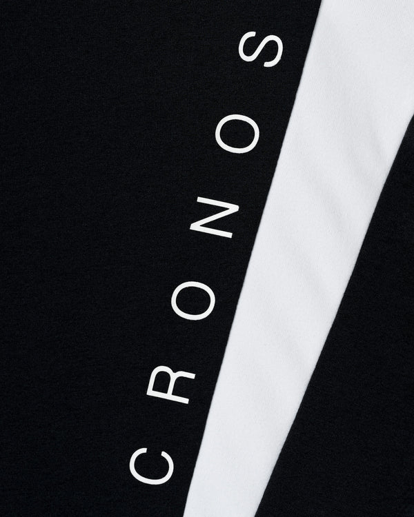 CRONOS GEOMETRIC LINE S/S TEE【BLACK】