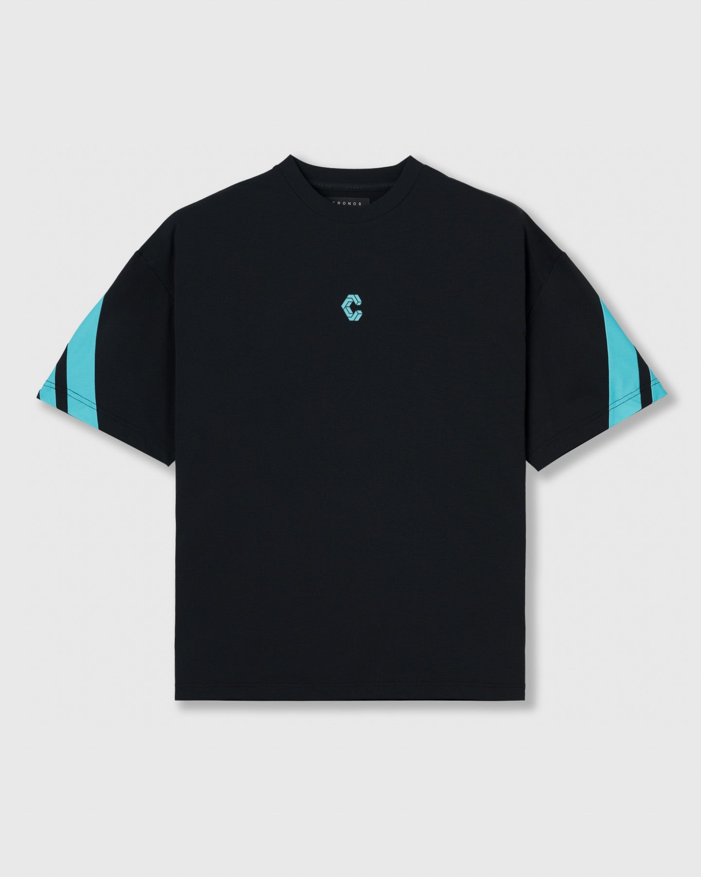 CRONOS COOLING RASH S/S TEE【BLACK×T.BLUE】