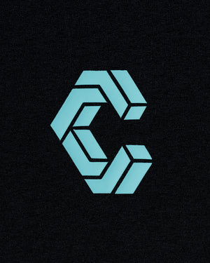 CRONOS COOLING RASH S/S TEE【BLACK×T.BLUE】