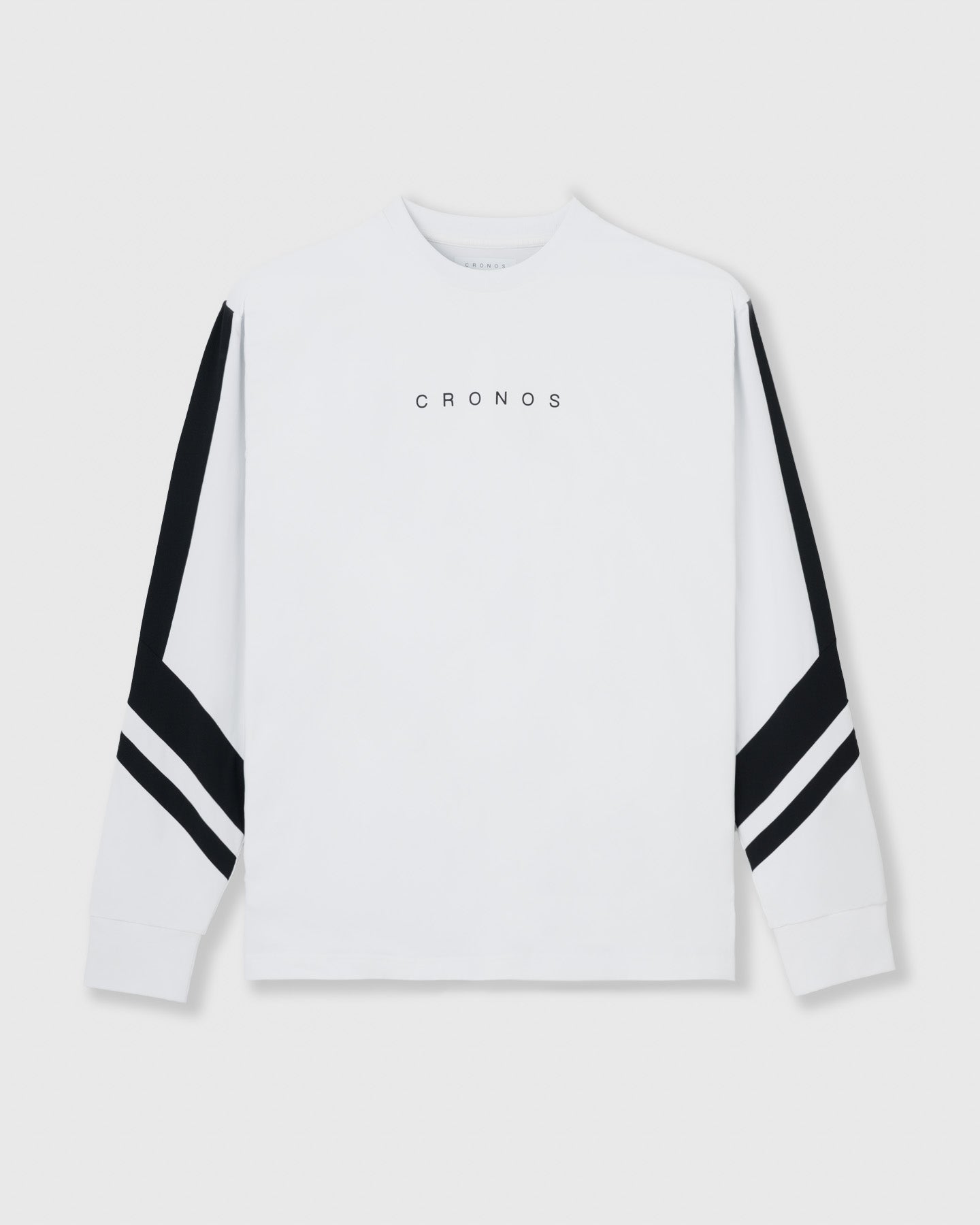 CRONOS COOLING RASH L/S TEE【WHITE×BLACK】
