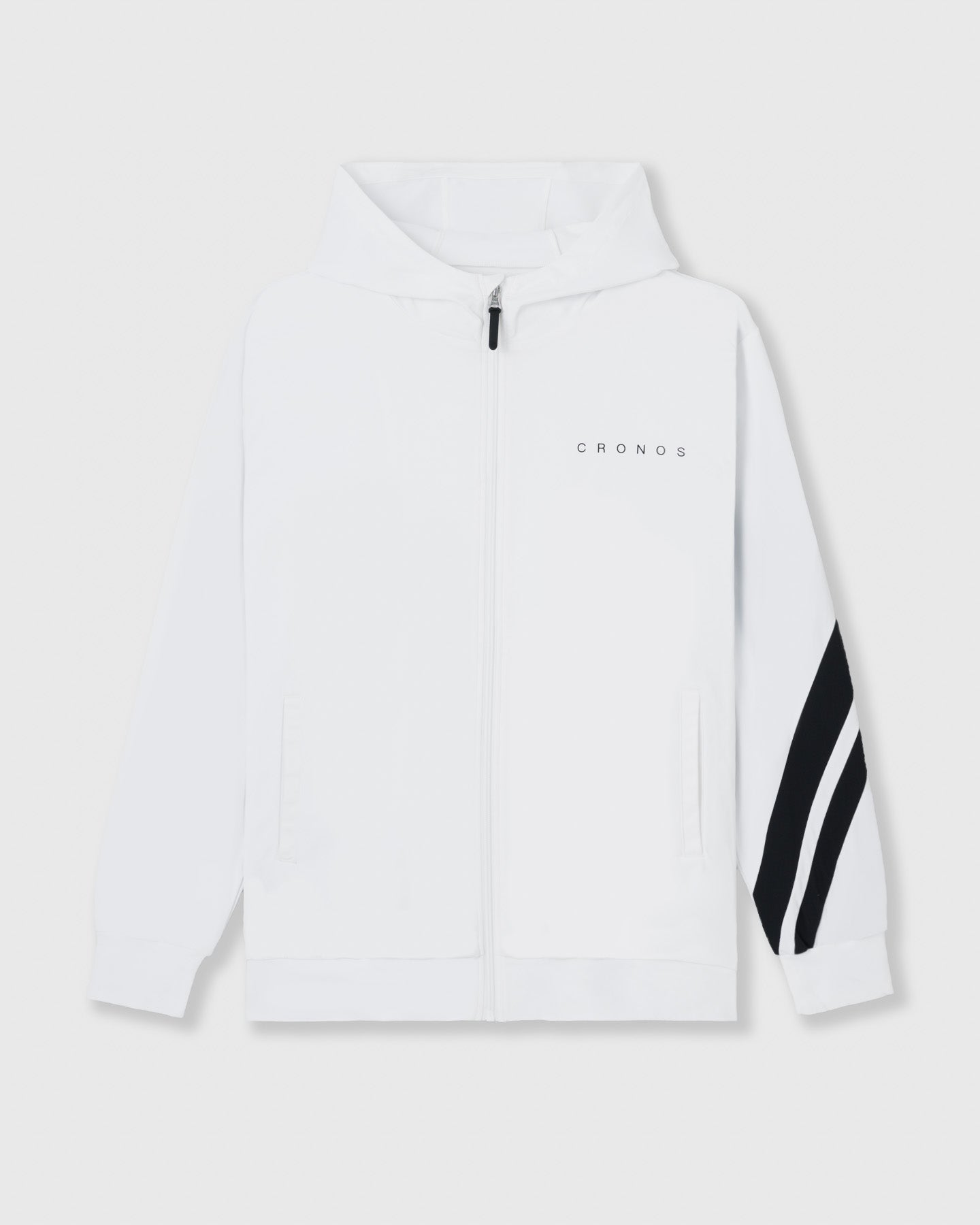 CRONOS COOLING RASH HOODIE【WHITE x BLACK】