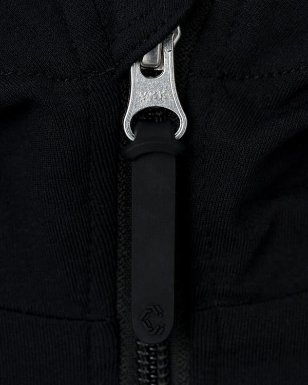 CRONOS COOLING RASH HOODIE【黑色×湖水藍】