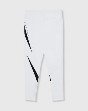 CRONOS GEOMETRIC LINE SKINNY PANTS【WHITE】