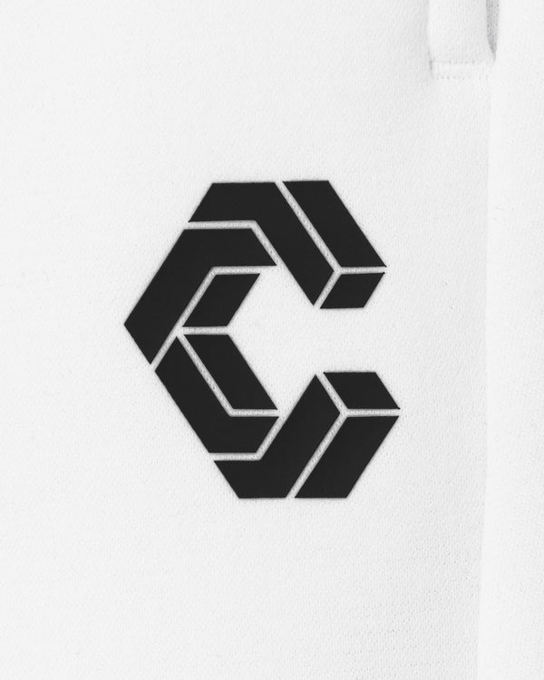 CRONOS GEOMETRIC LINE SKINNY PANTS【WHITE】