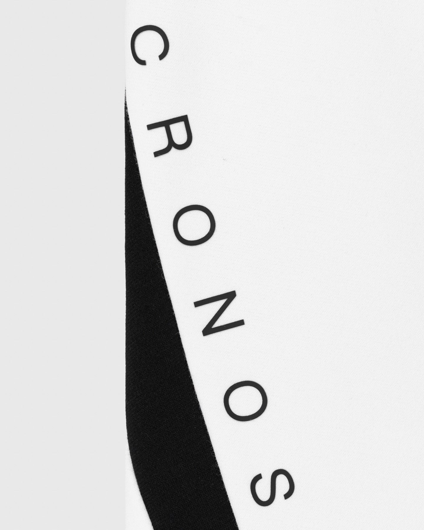 CRONOS GEOMETRIC LINE SKINNY PANTS【WHITE】