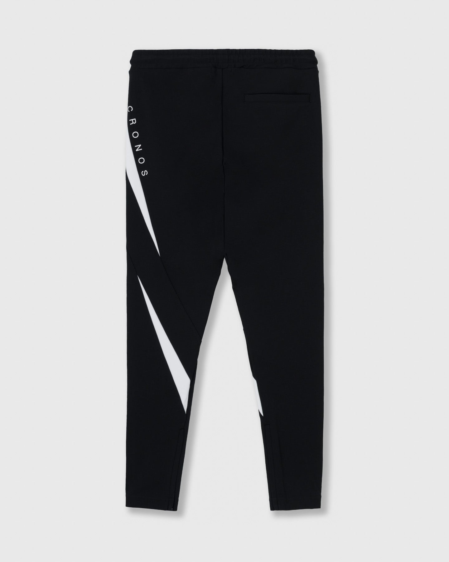 CRONOS GEOMETRIC LINE SKINNY PANTS【BLACK】