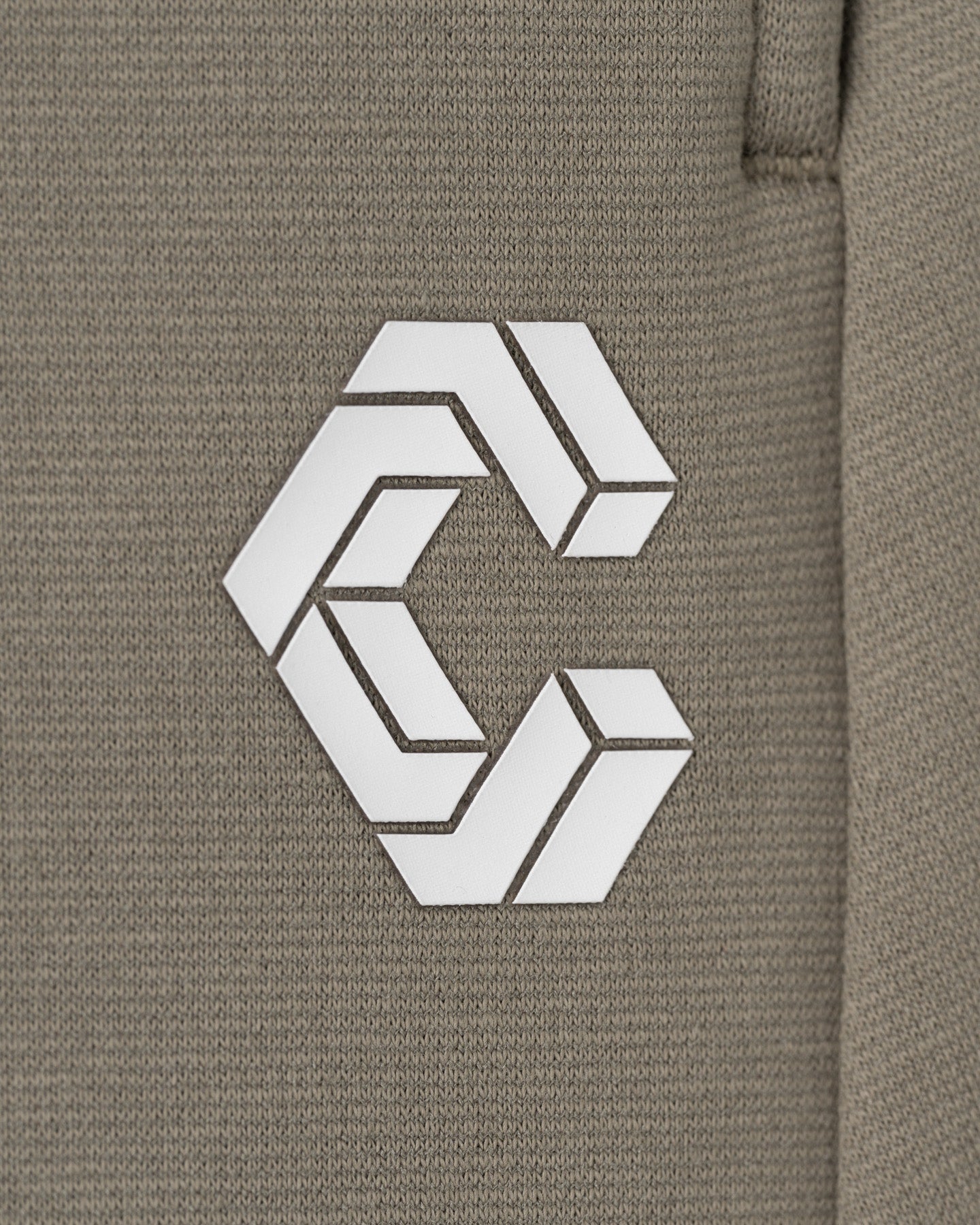 CRONOS GEOMETRIC LINE SKINNY PANTS【TAUPE】
