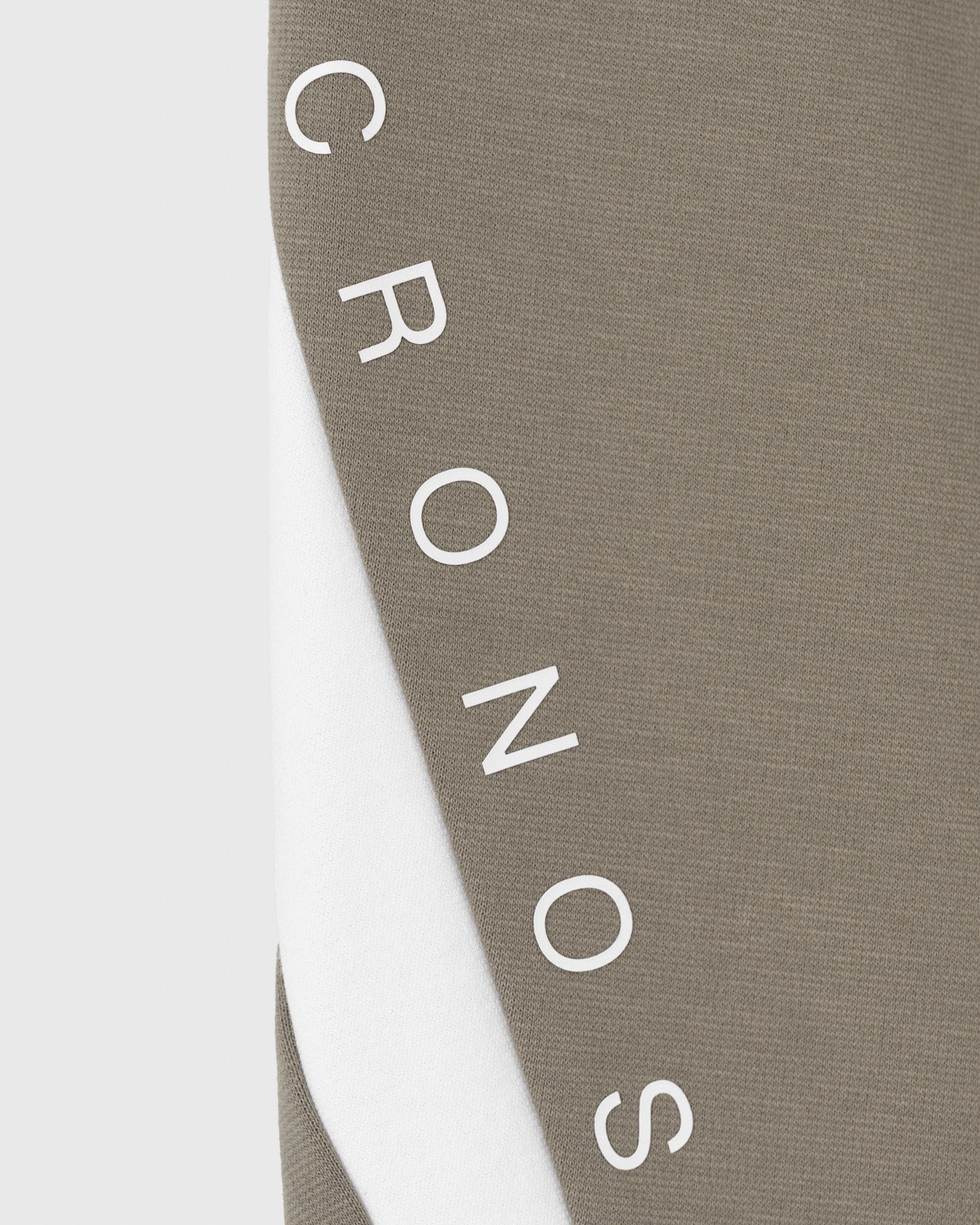 CRONOS GEOMETRIC LINE SKINNY PANTS【TAUPE】
