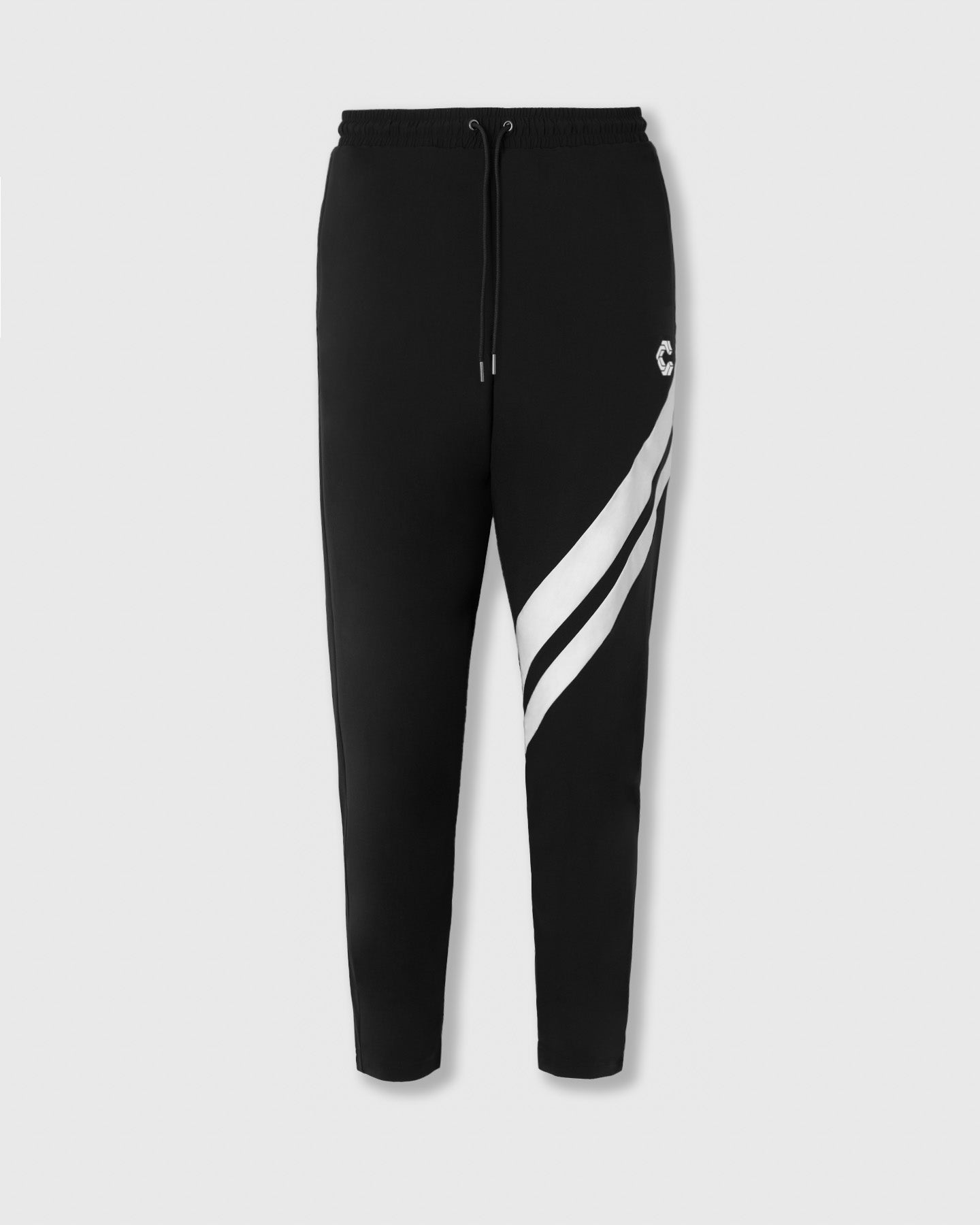 CRONOS COOLING LINE JOGGER PANTS【BLACK×WHITE】