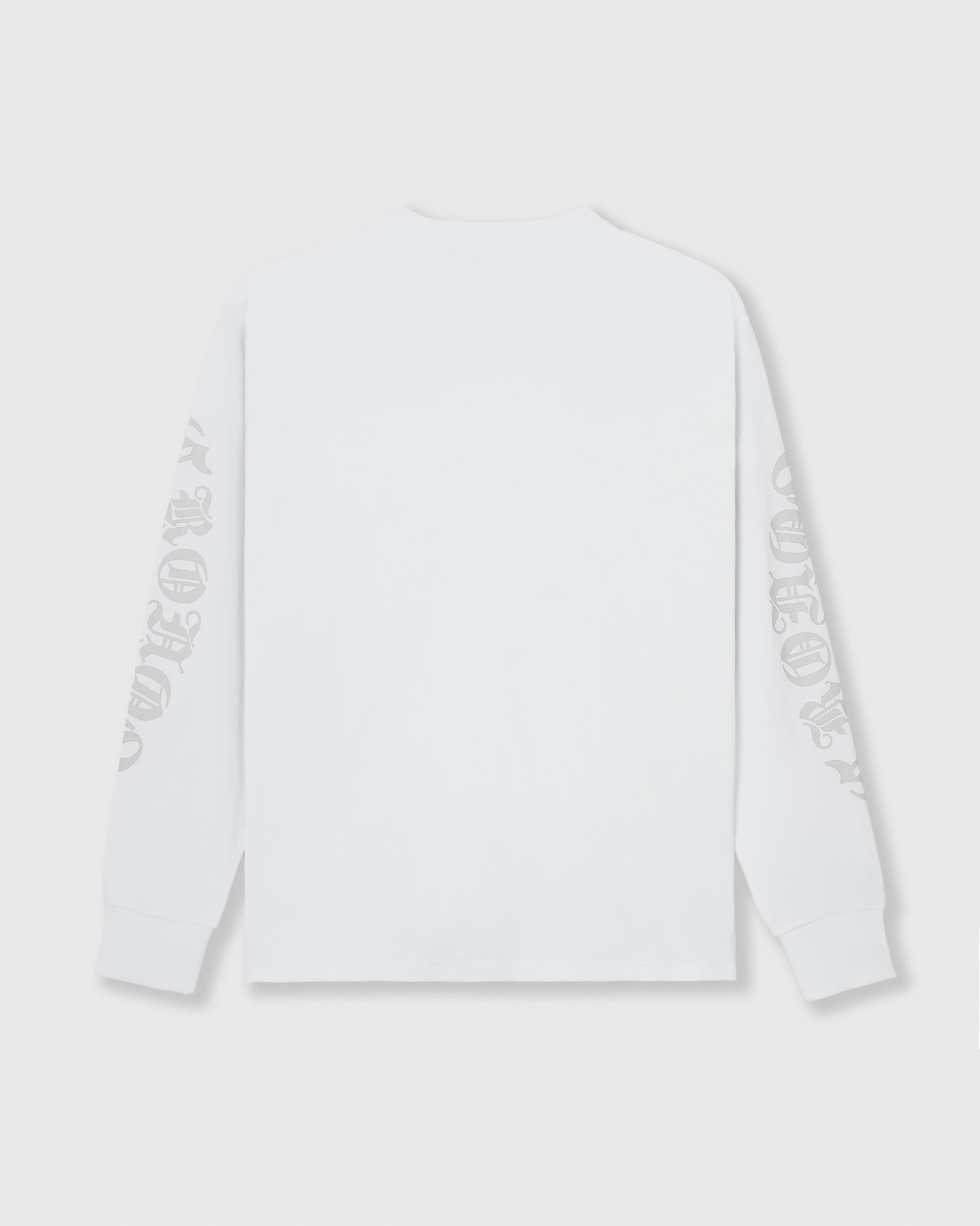 CRONOS BLACKLETTER RASH L/S TEE【WHITE】