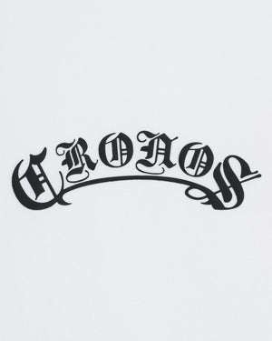CRONOS BLACKLETTER RASH 長袖 T 恤【白色】
