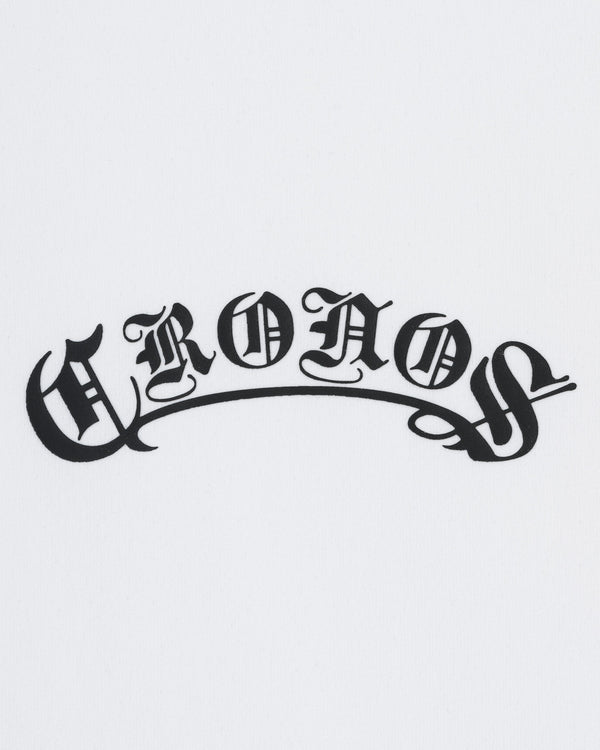 CRONOS BLACKLETTER RASH 長袖 T 恤【白色】