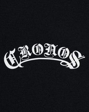 CRONOS BLACKLETTER RASH L/S TEE【BLACK】